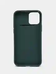 Тёмно-зелёный чехол для IPhone 12 mini / 12 / 12 Pro / 12 Pro Max, силиконовый, с защитой камеры