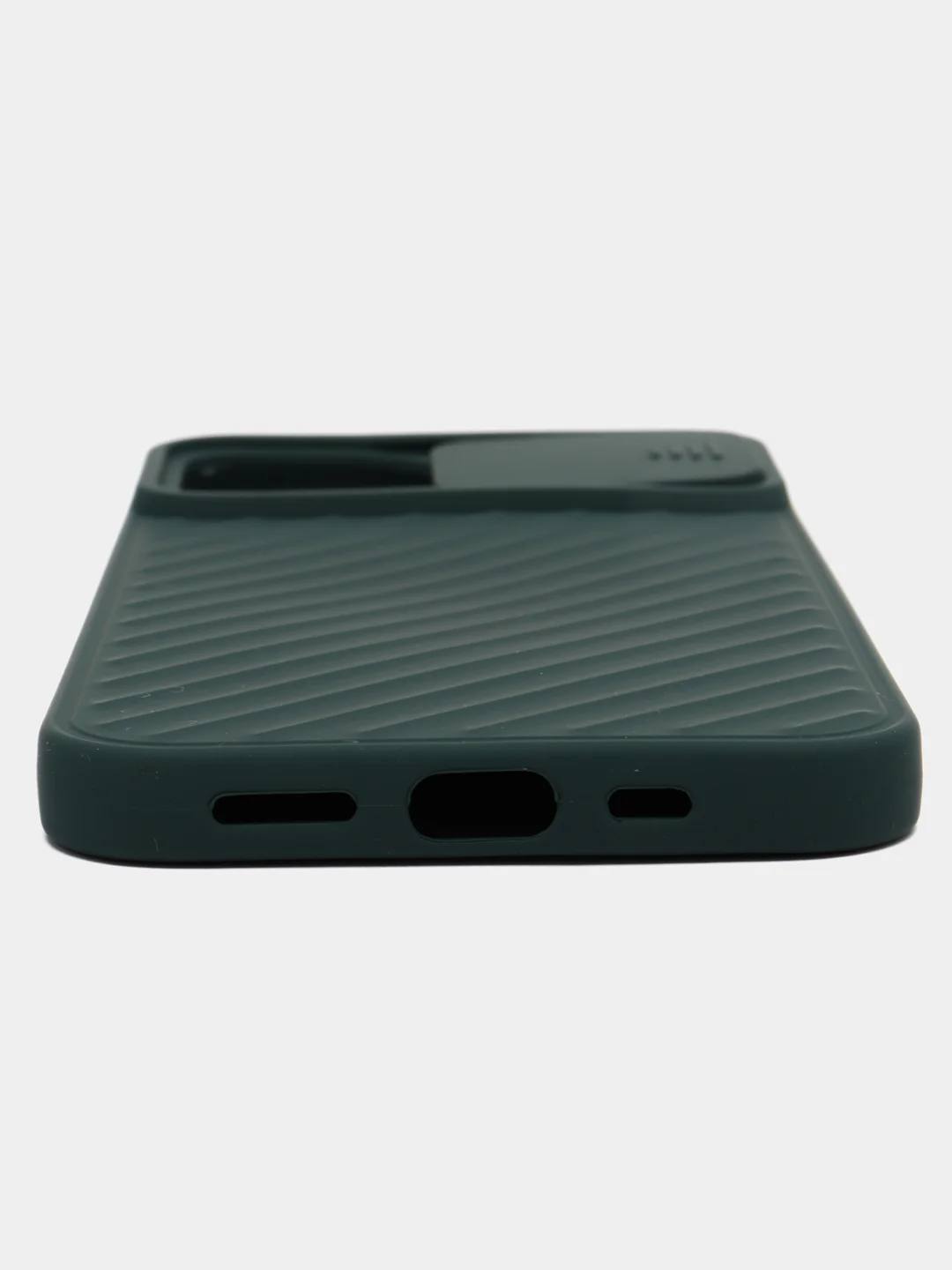 Тёмно-зелёный чехол для IPhone 12 mini / 12 / 12 Pro / 12 Pro Max, силиконовый, с защитой камеры