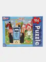 Настольная игра Умные игры  Пазлы классические в коробке Синий трактор , 104 детали