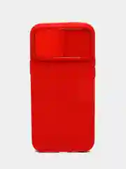 Красный чехол для IPhone 12 mini / 12 / 12 Pro / 12 Pro Max, силиконовый, с защитой камеры