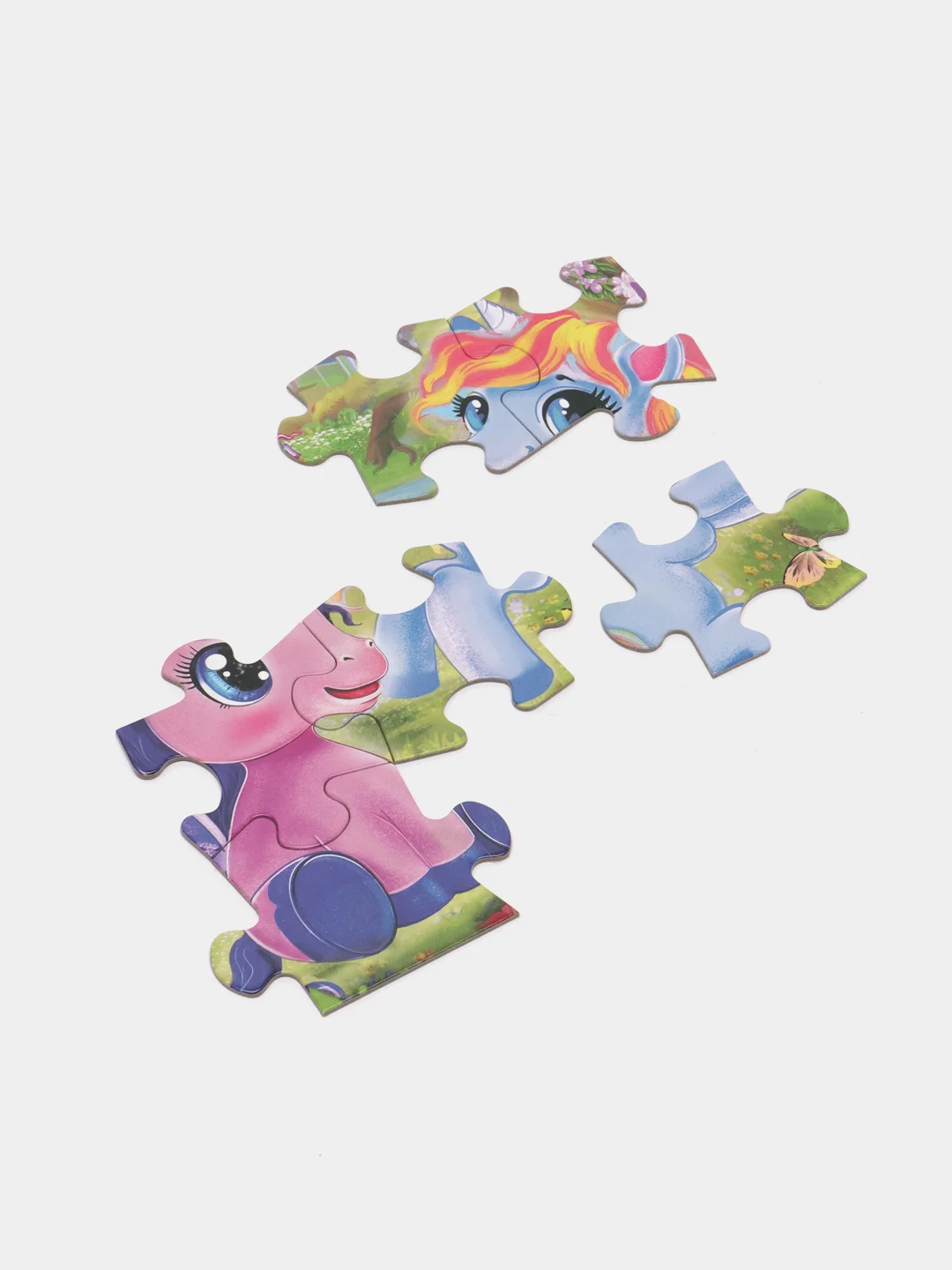 Настольная игра Умные игры   Макси-пазлы  в коробке ЕДИНОРОГИ,  35 деталей
