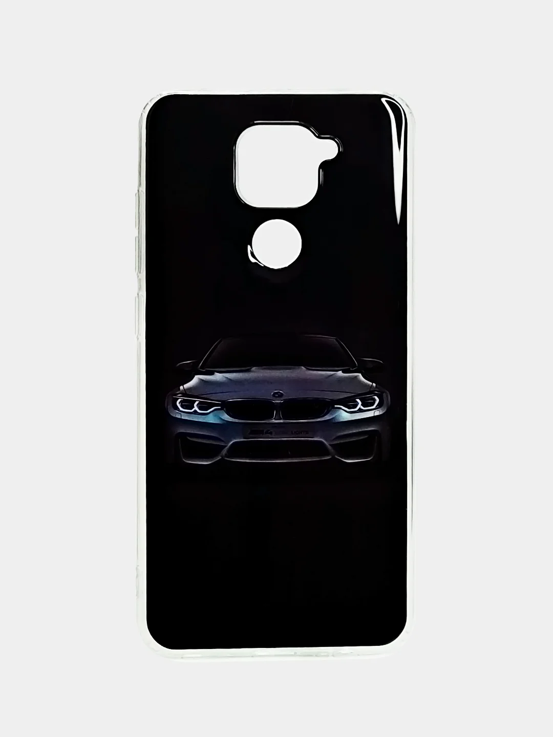 Черный чехол Xiaomi Redmi Note 11 4G , Note 8 Pro , Note 9 силиконовый с рисунком
