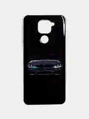 Черный чехол Xiaomi Redmi Note 11 4G , Note 8 Pro , Note 9 силиконовый с рисунком