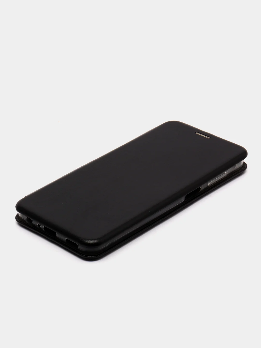 Черный чехол-книжка для Samsung Galaxy A23 (Самсунг Гэлакси А23) из экокожи