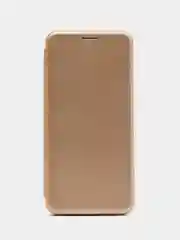 Золотой чехол-книжка для Samsung Galaxy A23 (Самсунг Гэлакси А23) из экокожи