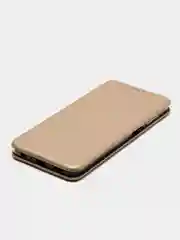 Золотой чехол-книжка для Samsung Galaxy A23 (Самсунг Гэлакси А23) из экокожи