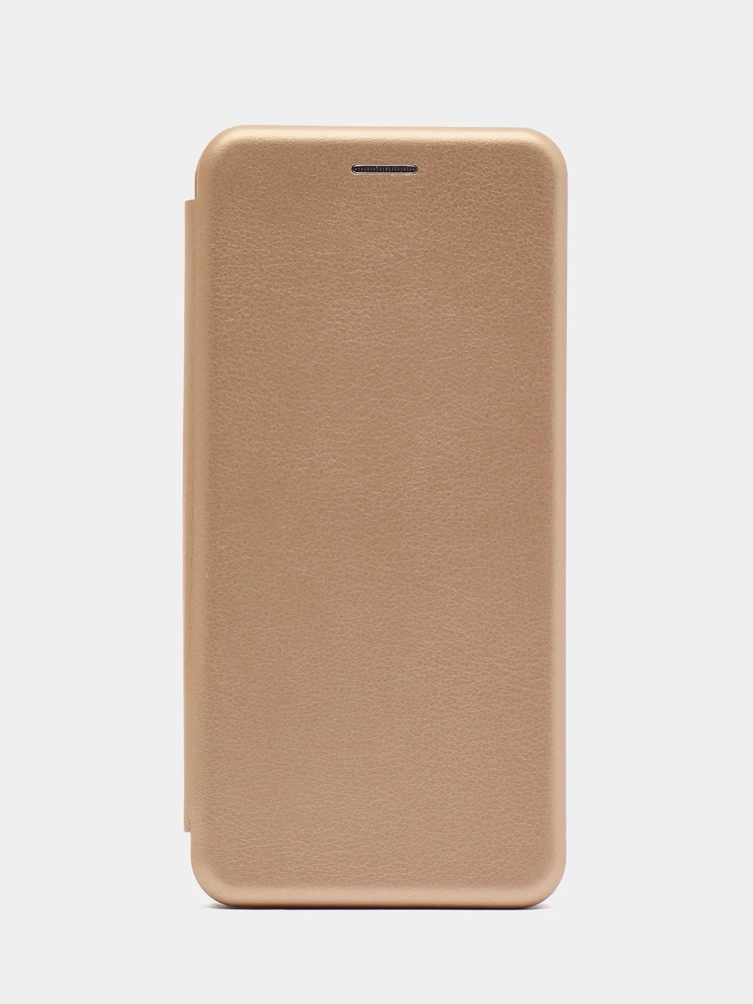Золотой чехол-книжка для Xiaomi Redmi Note 10 Pro (Ксяоми Редми Ноте 10 Про), из экокожи