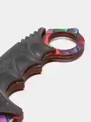 Мятный нож деревянный керамбит, складной, бабочка, кастет