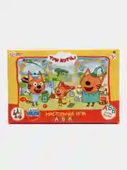 Настольная игра-ходилка Умные игры Азбука  Три кота