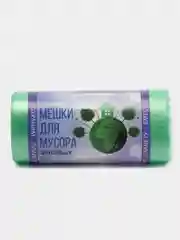 Салатовый мусорные мешки Домовёнок