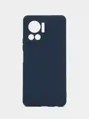 Темно-синий чехол для Infinix NOTE 12 VIP (Инфиникс Нот 12 Вип), силиконовый