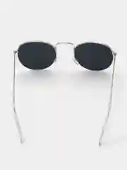 Угольный солнцезащитные очки, круглые