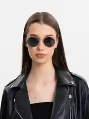 Серый очки солнцезащитные, имиджевые, унисекс, с чехлом