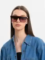 Пудровый очки женские, солнцезащитные