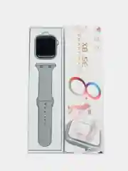 Серый умные смарт часы Smart watch X8 SE, 45 мм