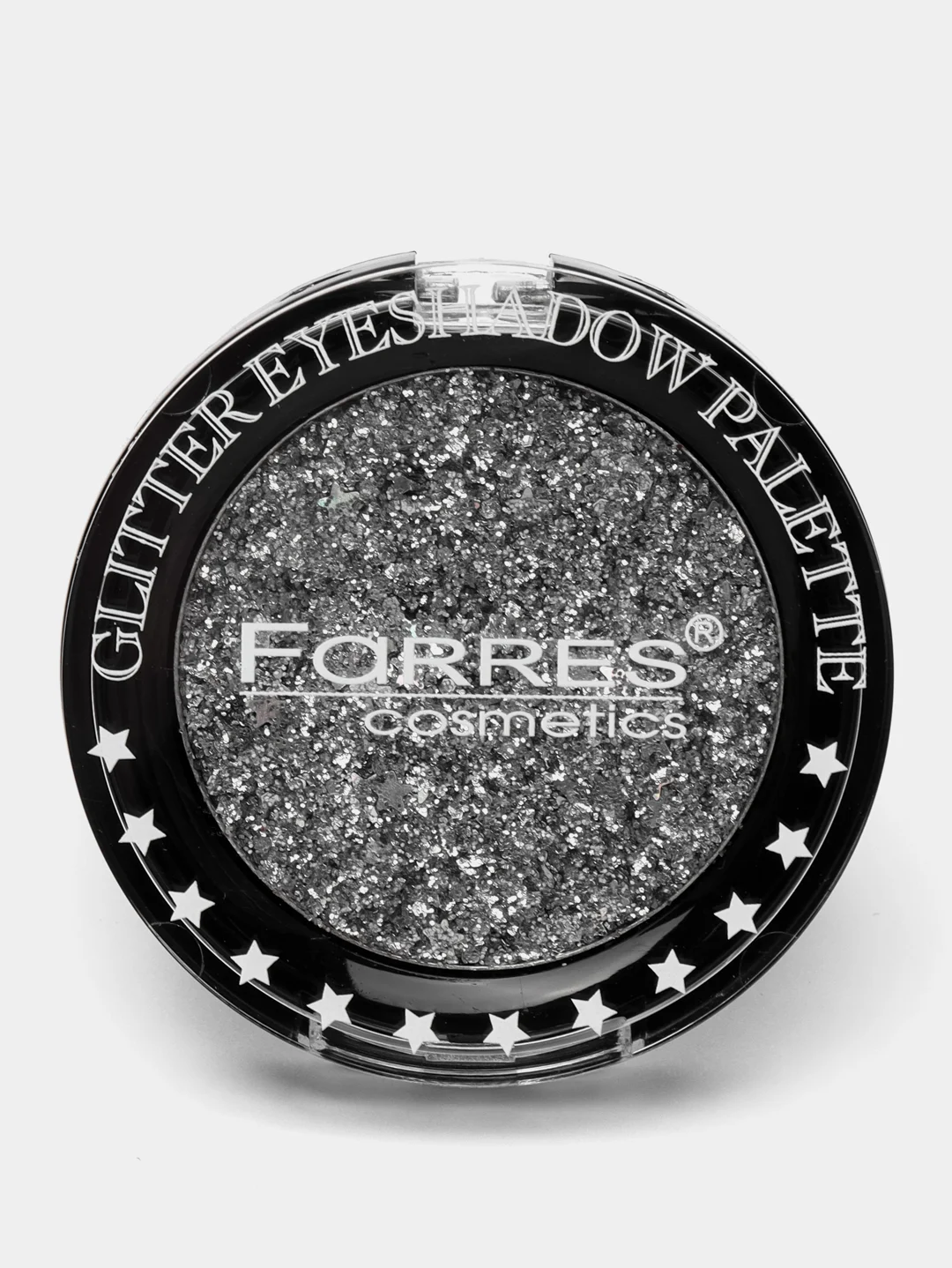 Серебряный глиттер для лица и тела Farres на гелевой основе