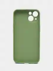 Мятный чехол для iPhone (Айфон) 13 со стеклянной панелью
