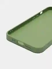 Мятный чехол для iPhone (Айфон) 13 со стеклянной панелью