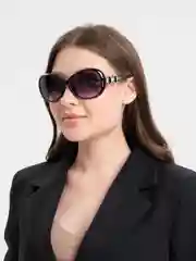 Терракотовый очки солнцезащитные, имиджевые, с чехлом и салфеткой