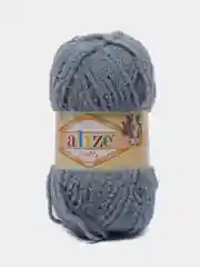 Серый металлик пряжа Alize Softy (Ализе Софти)