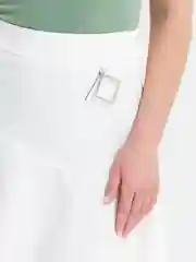 Белый юбка женская. выше колен