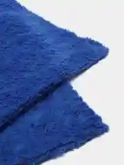 Синий полотенце для автомобиля, двустороннее, микрофибра, 40*40 см