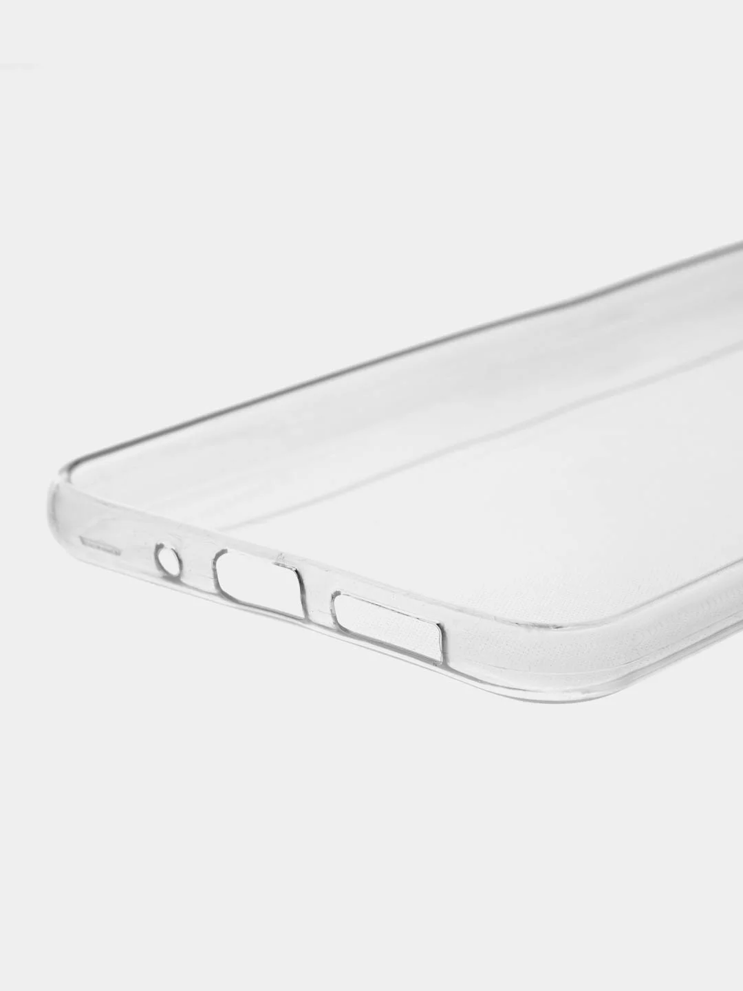 Белый силиконовый чехол на Huawei P10 Lite