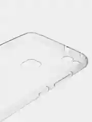 Белый силиконовый чехол на Huawei P10 Lite