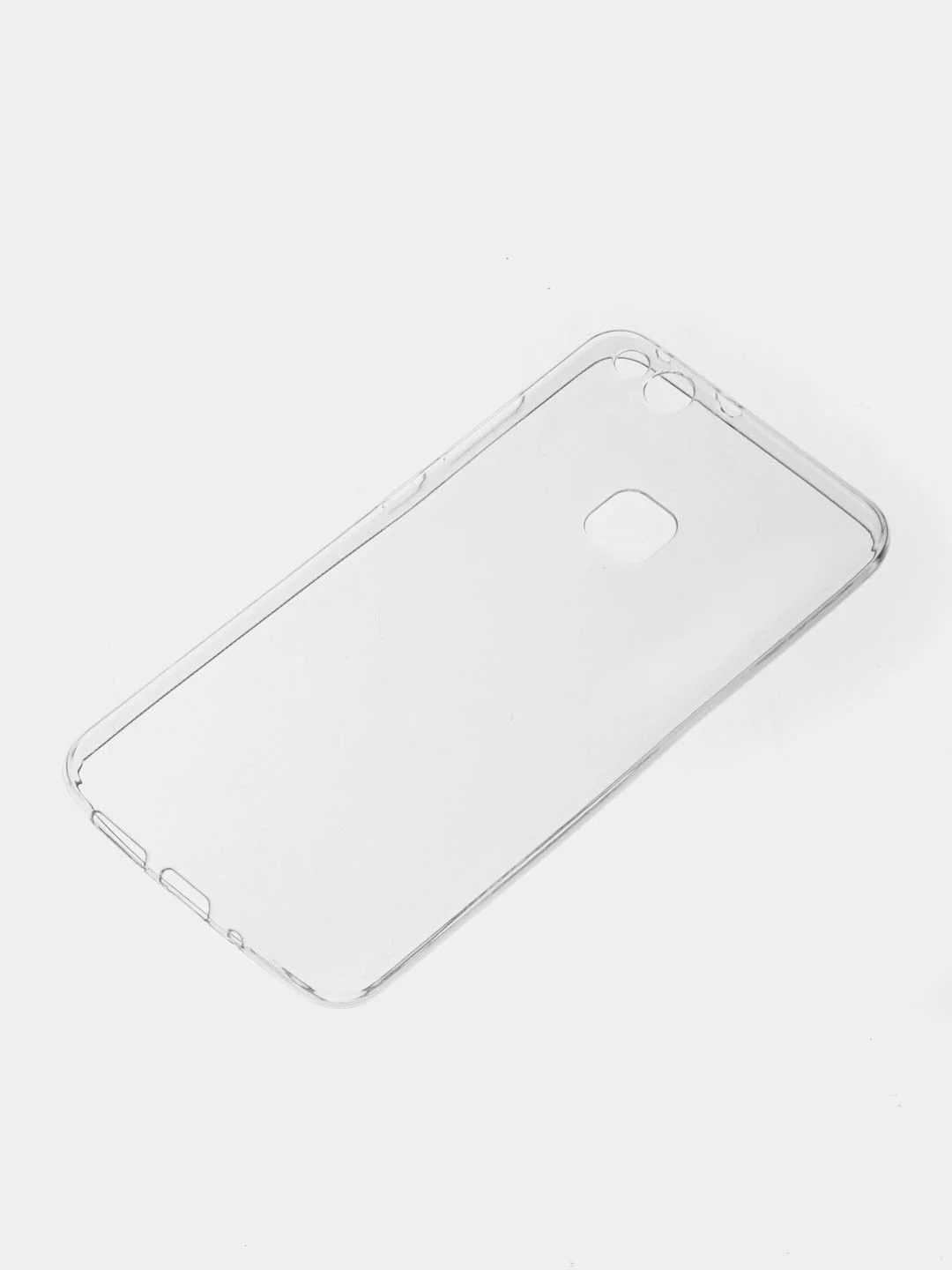 Белый силиконовый чехол на Huawei P10 Lite