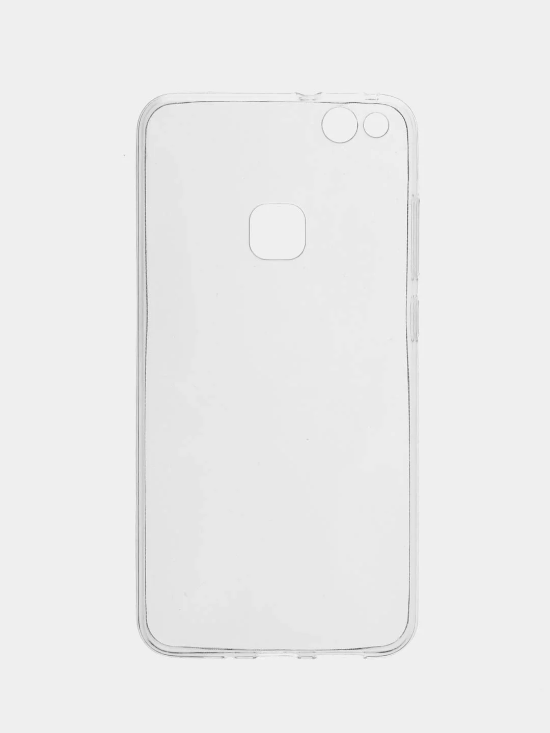 Белый силиконовый чехол на Huawei P10 Lite