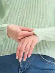 Лайм свитер женский, вязаный, с отложным воротником, с длинными рукавами