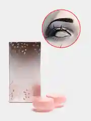 Прозрачный цветные контактные линзы Crazy, контейнер в комплекте, без диоптрий, 2 штуки