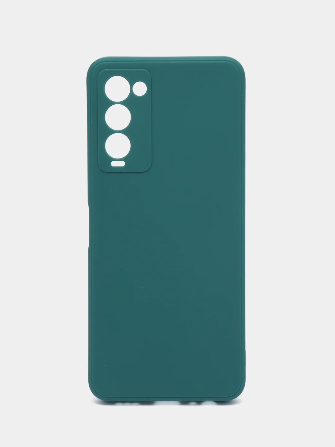 Зеленый чехол силиконовый для Tecno Camon 18 / Camon 18P (Техно Камон 18 / Камон 18П)