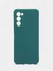 Зеленый чехол силиконовый для Tecno Camon 18 / Camon 18P (Техно Камон 18 / Камон 18П)