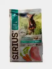 Сухой корм SIRIUS (Сириус) для собак крупных пород, с индейкой и овощами, 2 кг