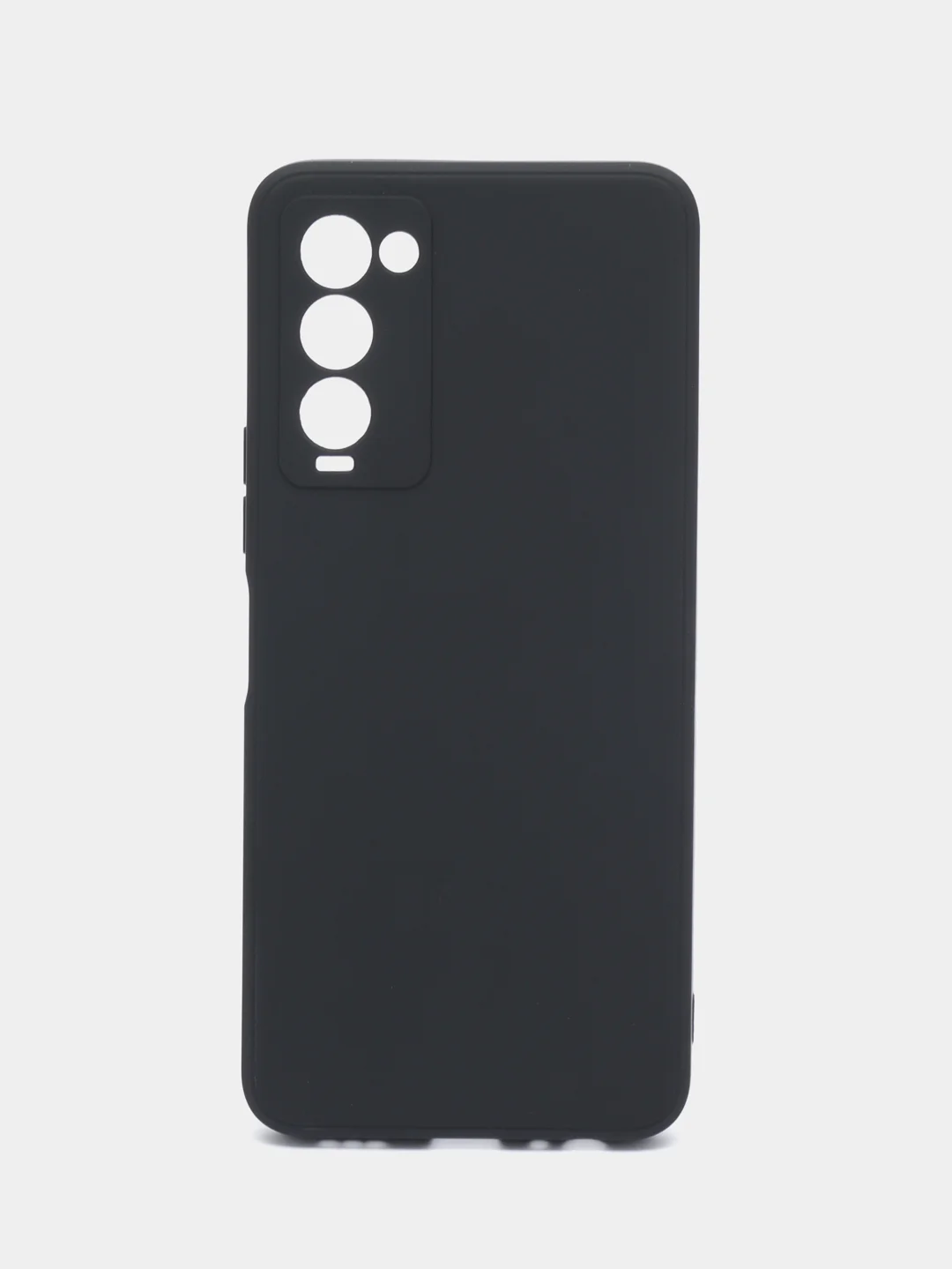 Черный чехол силиконовый для Tecno Camon 18 / Camon 18P (Техно Камон 18 / Камон 18П)