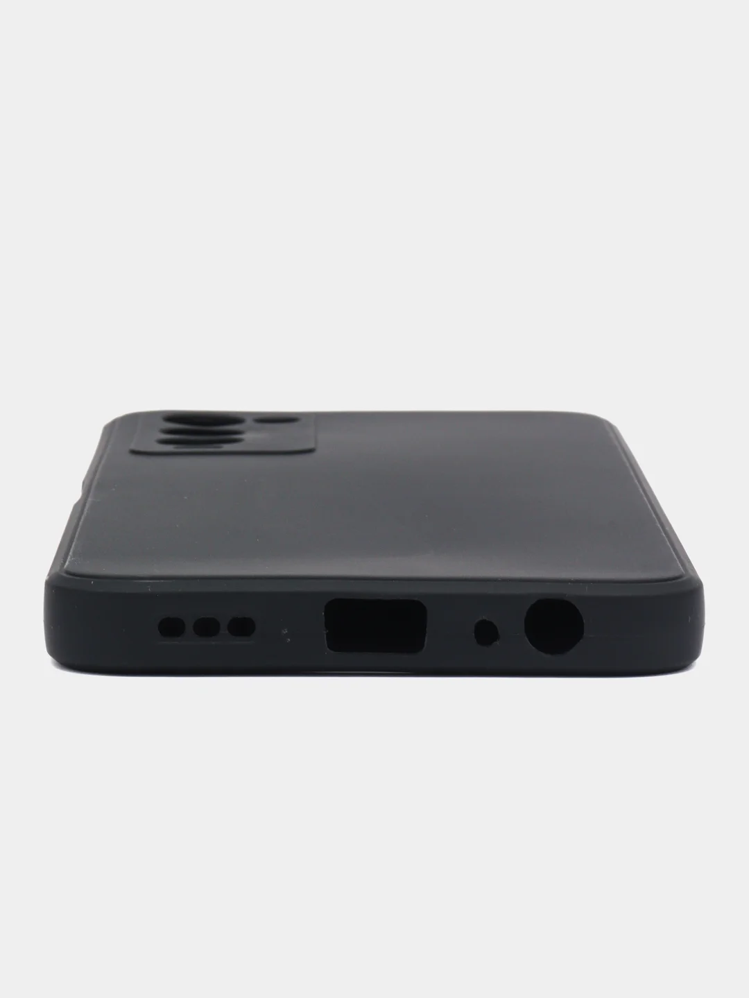 Черный чехол силиконовый для Tecno Camon 18 / Camon 18P (Техно Камон 18 / Камон 18П)