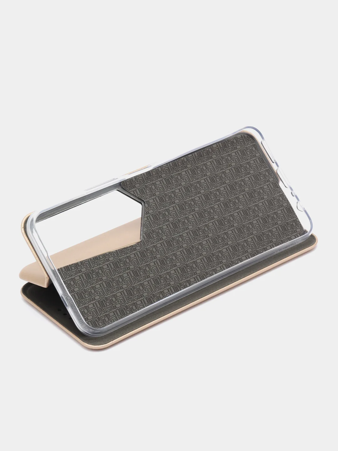 Золотой чехол-книжка для Tecno Pova 4 Pro (Техно Пова 4 Про)