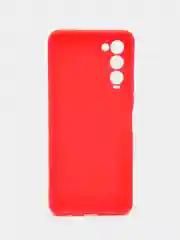 Красный чехол силиконовый для Tecno Camon 18 / Camon 18P (Техно Камон 18 / Камон 18П)