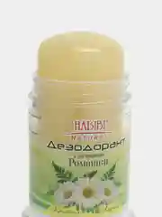Желтый натуральный дезодорант Habibi из камня Алунит: антиперспирант без химии, 60 г/120 г