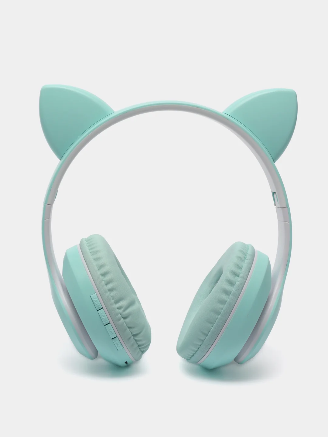 Бирюзовый наушники беспроводные, детские, VZV-28M Cat Ear, с кошачьими ушками, светящиеся