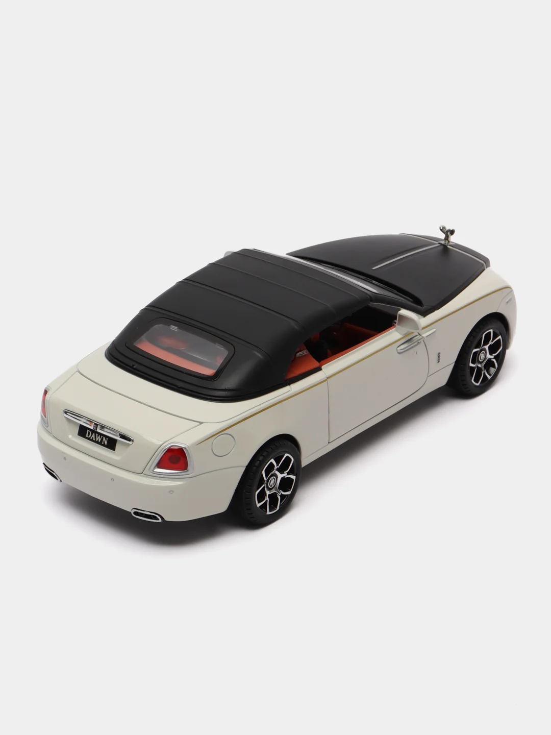 Белый металлическая модель Rolls-Royce Dawn, со светом и звуком