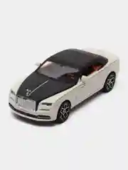 Белый металлическая модель Rolls-Royce Dawn, со светом и звуком