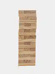 Падающая башня "Время игры", 20,5 х 6,3 см, 54 бруска, брусок 6,3 х 1,1 х 2,1 см