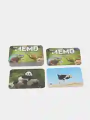 Настольная игра "Мемо. Удивительные животные", 50 карточек, познавательная брошюра