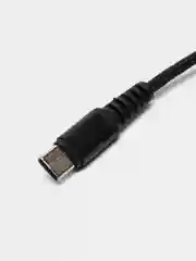 Черный кабель USB на Type-C "GFPower 02T", 1 метр, 2.4A, нейлон, Android