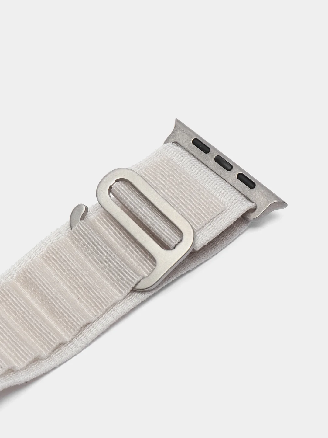 Белый ремешок для Apple Watch Ultra 42/44/45/49 мм, для серии 4/5/6/7/8/9/SE/SE 2022