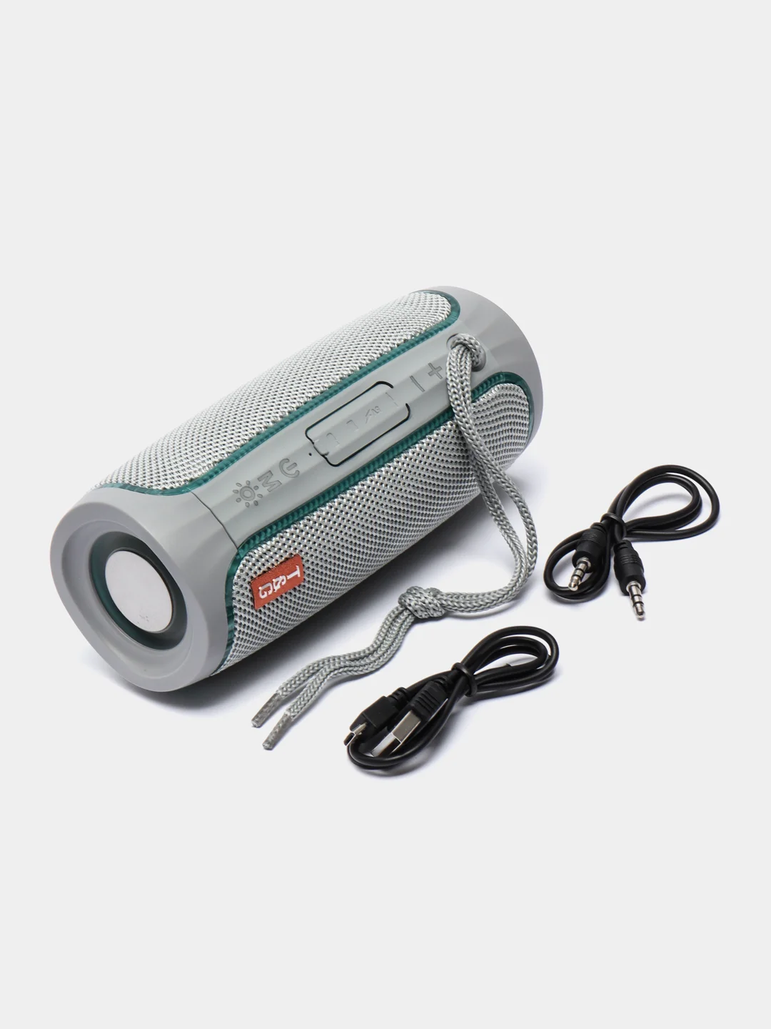 Серый беспроводная Bluetooth колонка TG-288, 1800мАч, 2 динамика, 10 Вт, FM радио