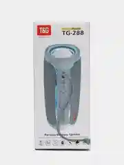 Черный беспроводная Bluetooth колонка TG-288, 1800мАч, 2 динамика, 10 Вт, FM радио