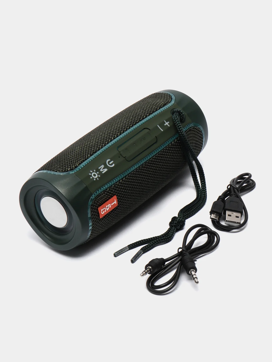 Тёмно-зелёный беспроводная Bluetooth колонка TG-288, 1800мАч, 2 динамика, 10 Вт, FM радио